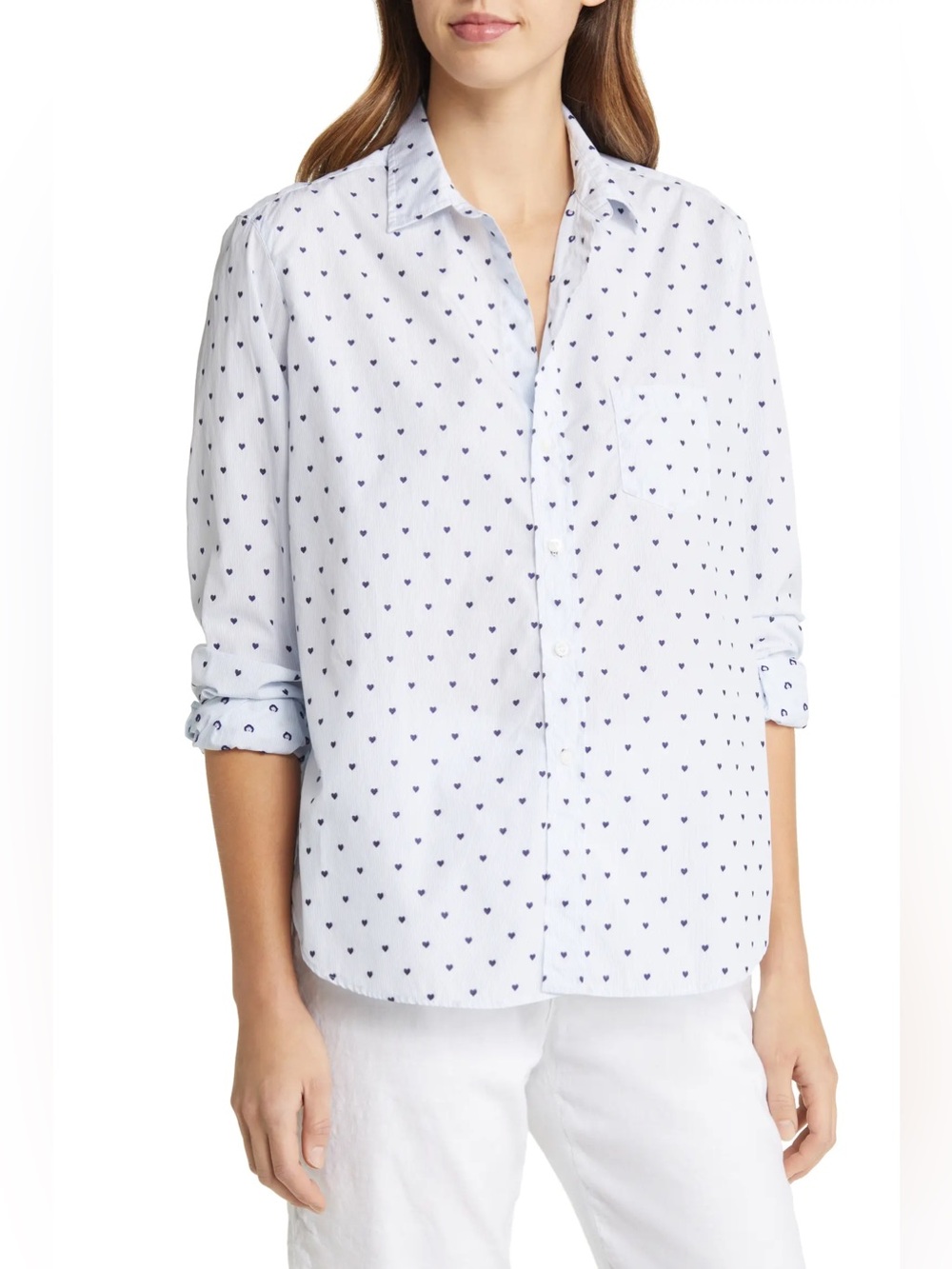 FRANK & EILEEN
BARRY MINI HEART SHIRT size L